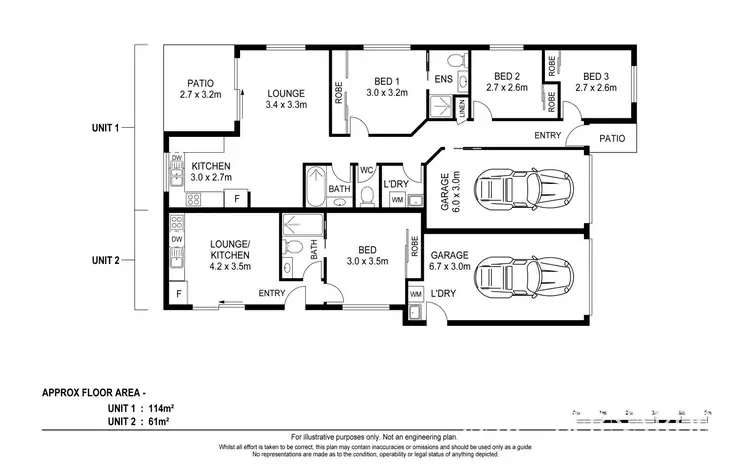 Floorplan of Homely semi-detached listing, 16 Awoonga Crescent, Morayfield QLD 4506