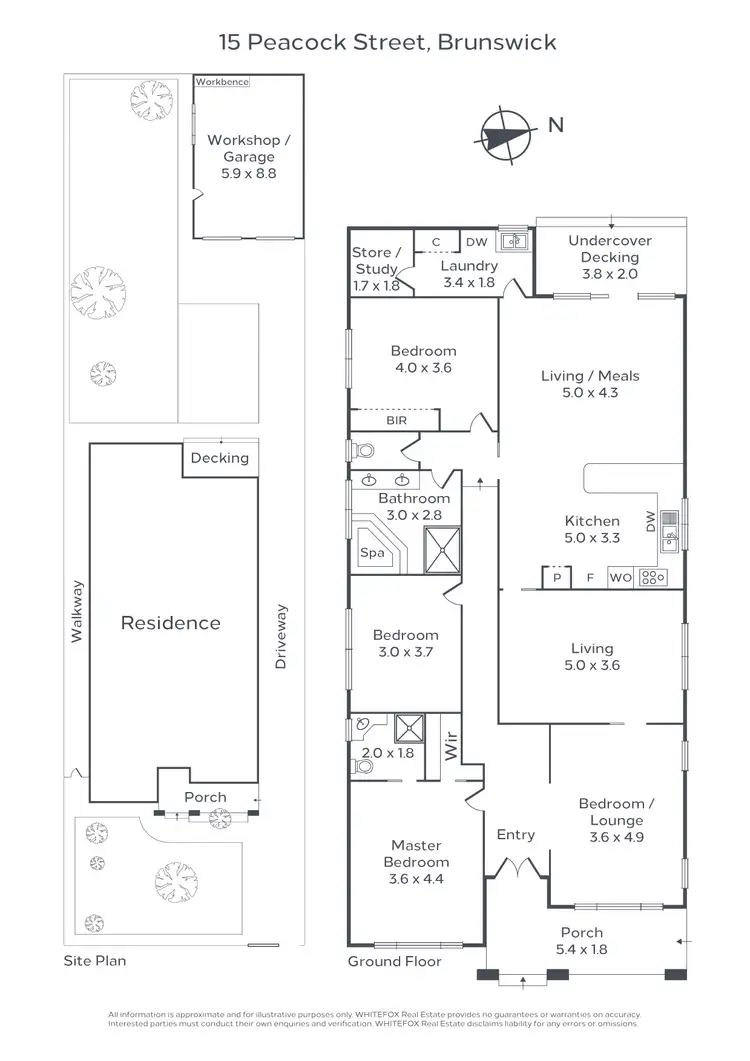 Floorplan of Homely house listing, 15 Peacock Street, Brunswick West VIC 3055