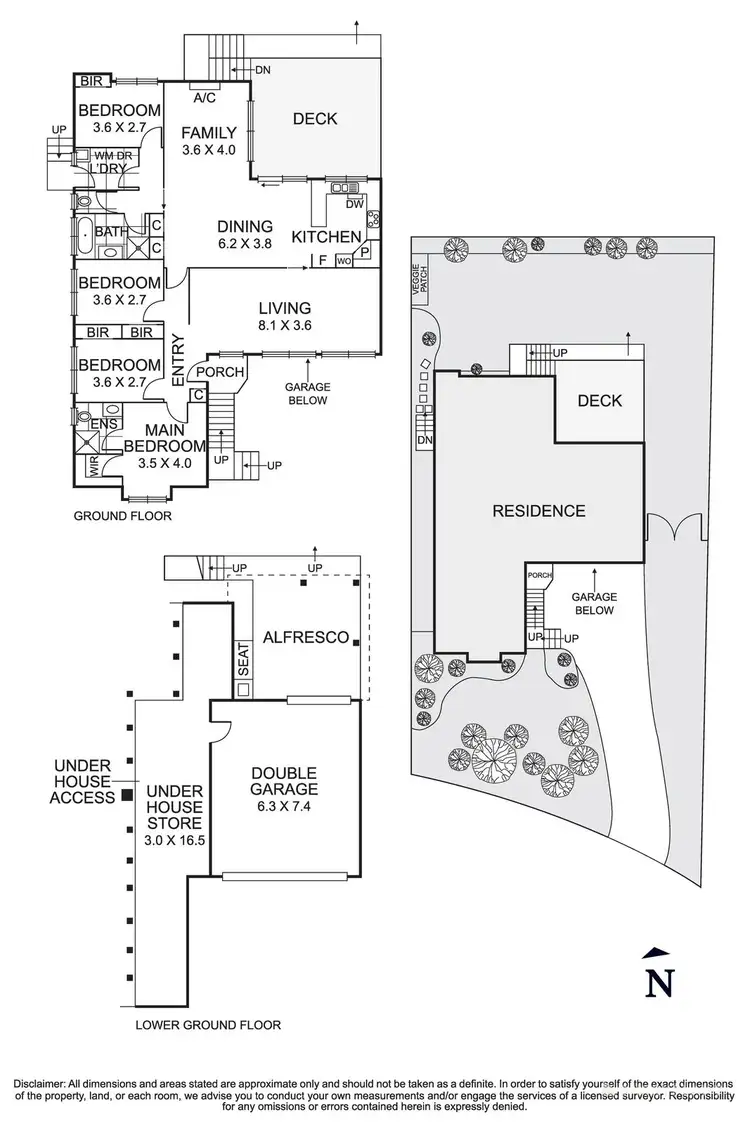 Floorplan of Homely house listing, 42 Bartram Rise, Viewbank VIC 3084
