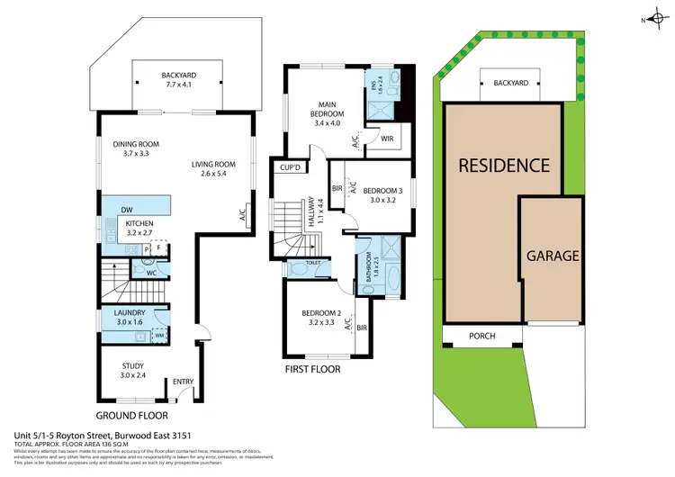 Floorplan of Homely townhouse listing, 5/1 Royton Street, Burwood East VIC 3151