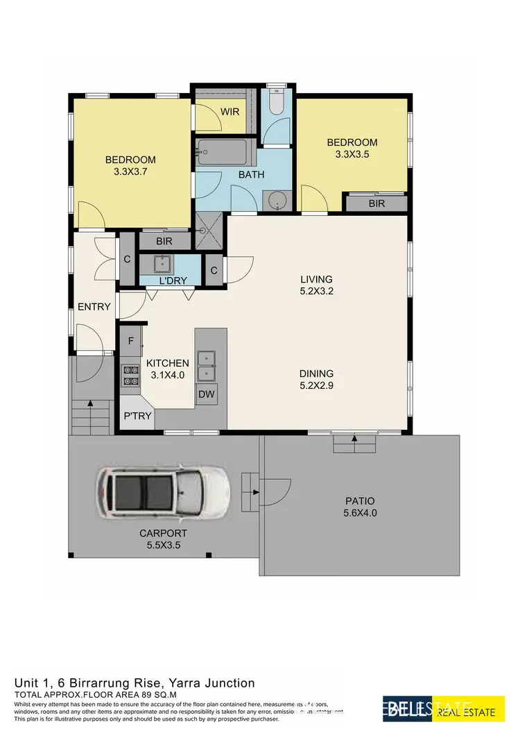 Floorplan of Homely house listing, 1/6 Birrarrung Rise, Yarra Junction VIC 3797