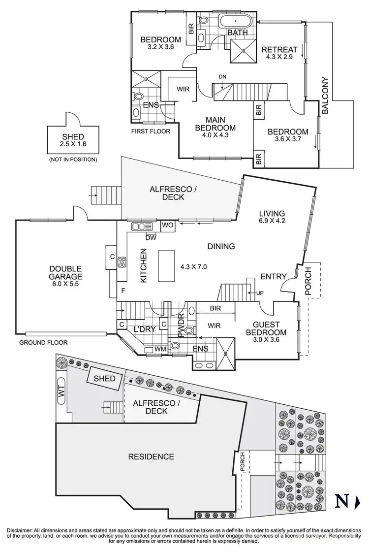Floorplan of Homely townhouse listing, 1A/12 Chippendale Court, Templestowe VIC 3106