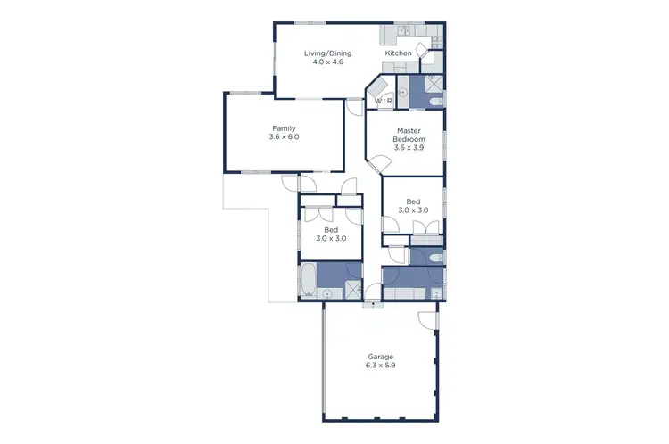 Floorplan of Homely unit listing, 2/17 Birch Street, Bayswater VIC 3153