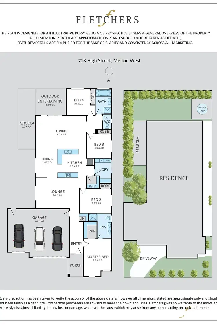 Floorplan of Homely house listing, 713 High Street, Melton West VIC 3337