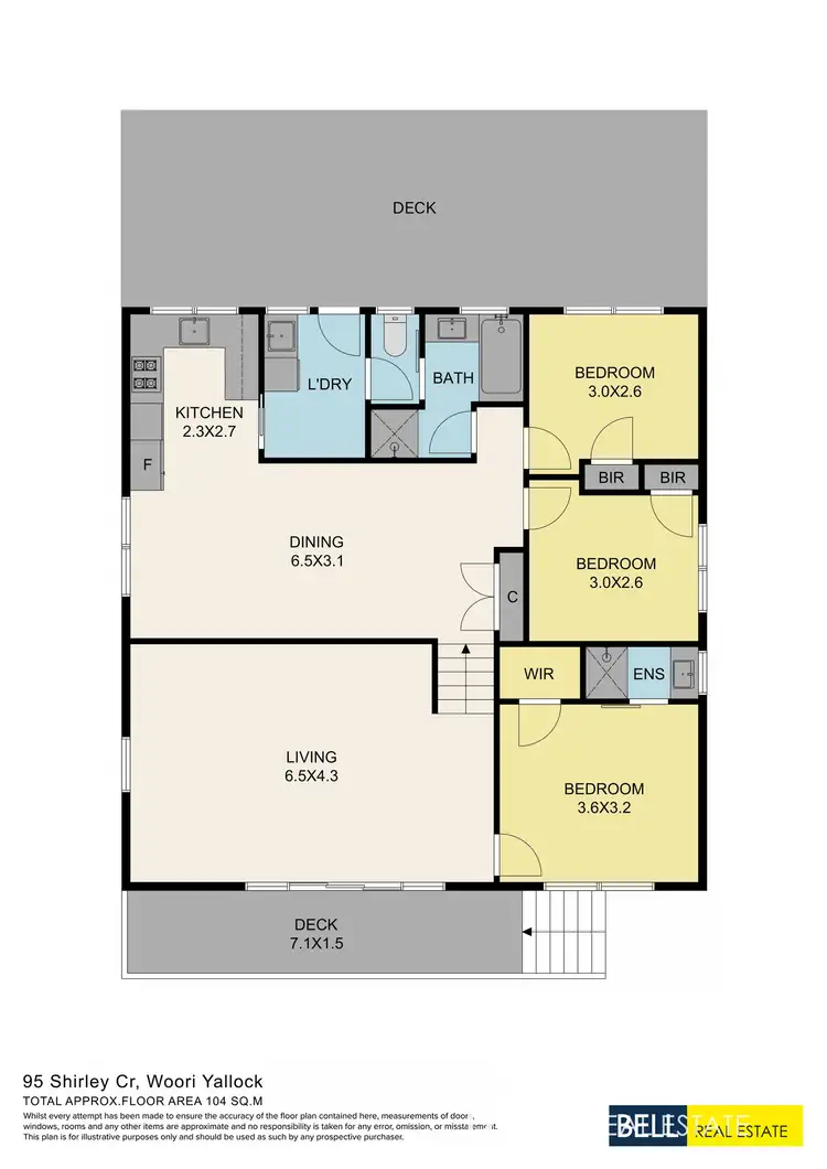 Floorplan of Homely house listing, 95 Shirley Crescent, Woori Yallock VIC 3139