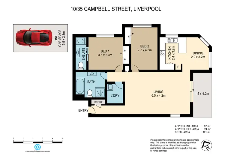 Floorplan of Homely apartment listing, 10/35 Campbell Street, Liverpool NSW 2170