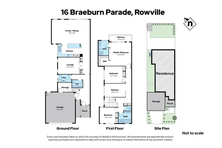 Floorplan of Homely house listing, 16 Braeburn Parade, Rowville VIC 3178