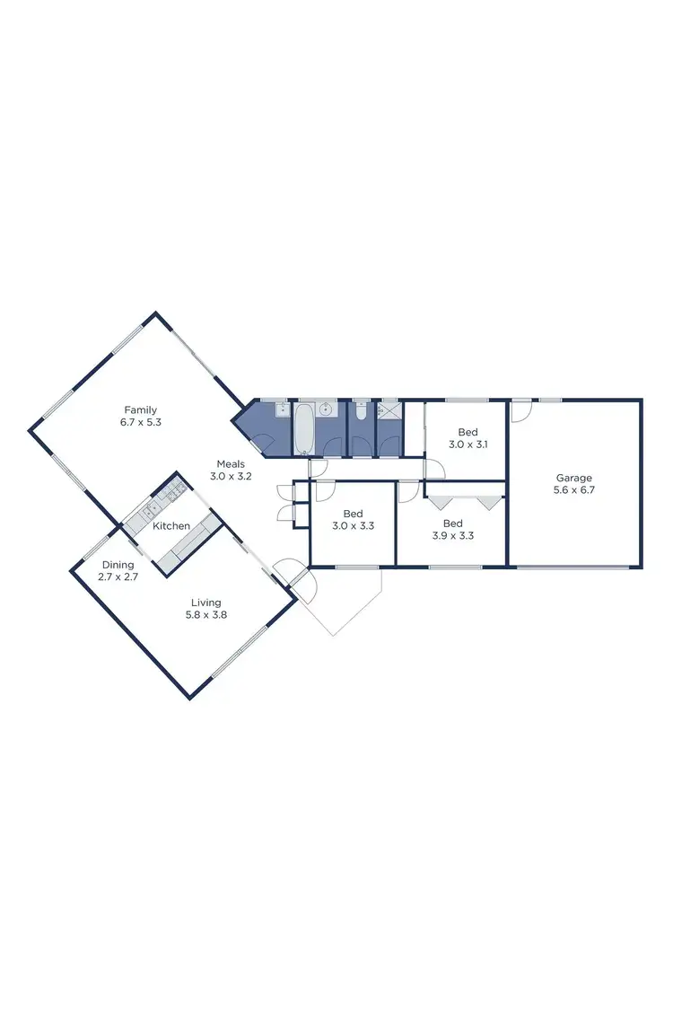 Floorplan of Homely house listing, 1 Cappella Court, Glen Waverley VIC 3150
