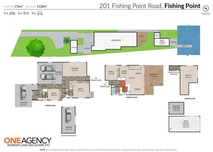 Floorplan of Homely house listing, 201 Fishing Point Road, Fishing Point NSW 2283