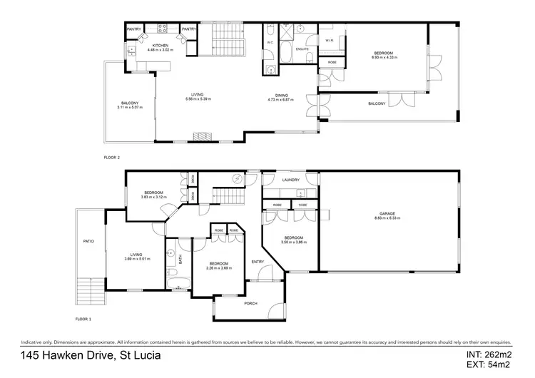 Floorplan of Homely house listing, 145 Hawken Drive, St Lucia QLD 4067