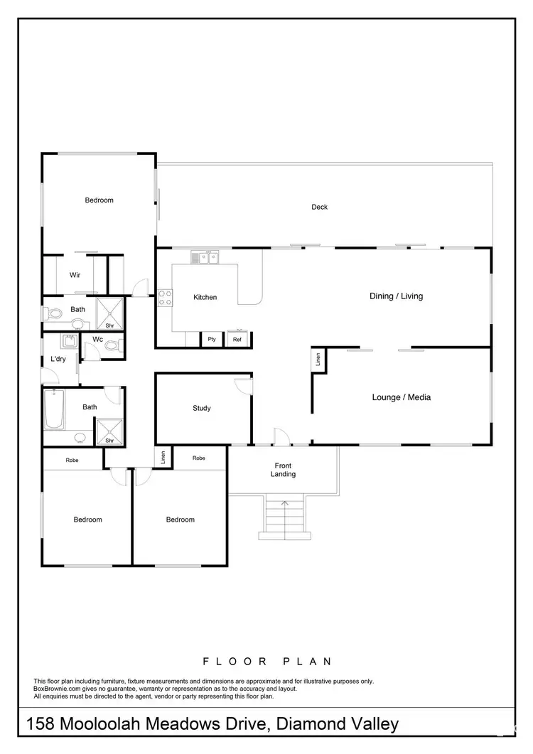Floorplan of Homely house listing, 158 Mooloolah Meadows Drive, Diamond Valley QLD 4553