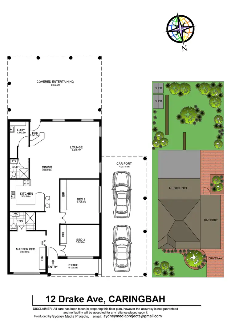 Floorplan of Homely house listing, 12 Drake Avenue, Caringbah NSW 2229