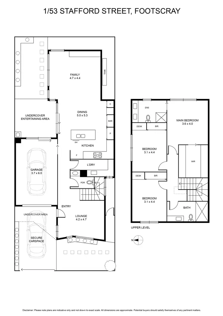 Floorplan of Homely house listing, 1/53 Stafford Street, Footscray VIC 3011