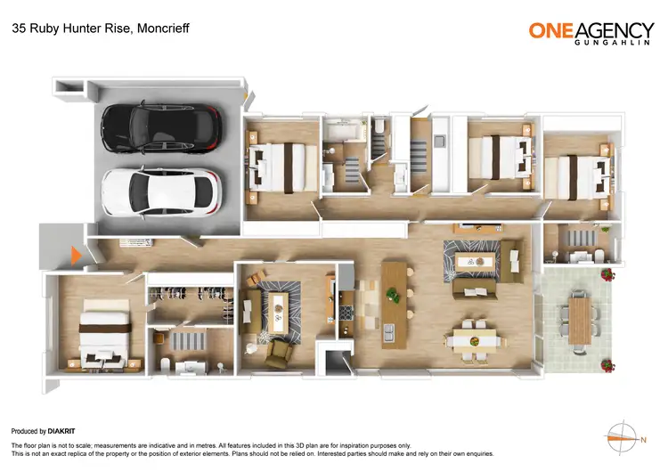 Floorplan of Homely house listing, 35 Ruby Hunter Rise, Moncrieff ACT 2914