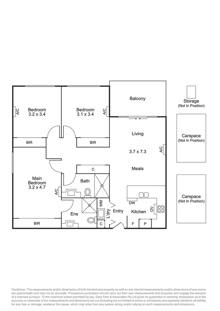 Floorplan of Homely apartment listing, 203/462 Dandenong Road, Caulfield North VIC 3161
