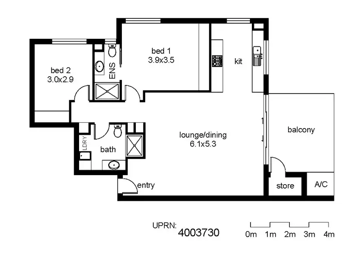 Floorplan of Homely apartment listing, Address available on request