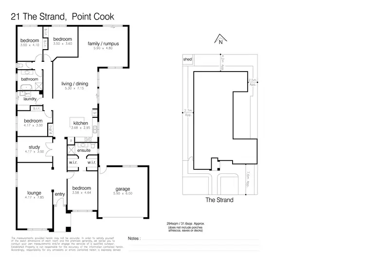 Floorplan of Homely house listing, 21 The Strand, Point Cook VIC 3030
