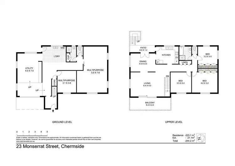 Floorplan of Homely house listing, 23 Monserrat Street, Chermside QLD 4032