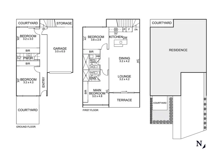 Floorplan of Homely townhouse listing, 10 Kokoda Place, Mordialloc VIC 3195