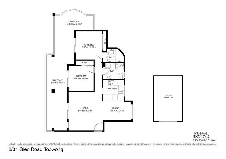 Floorplan of Homely unit listing, 8/31 Glen Road, Toowong QLD 4066