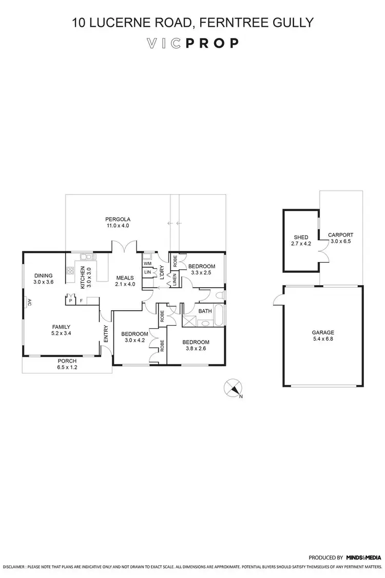 Floorplan of Homely house listing, 10 Lucerne Road, Ferntree Gully VIC 3156