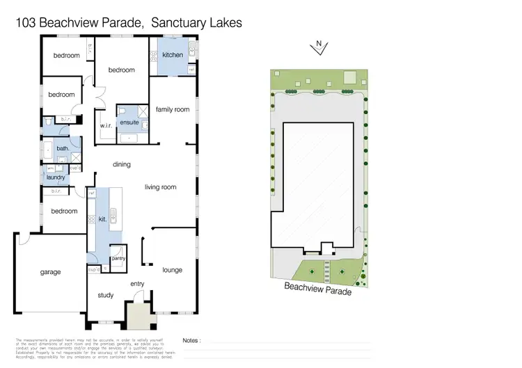 Floorplan of Homely house listing, 103 Beachview Parade, Sanctuary Lakes VIC 3030
