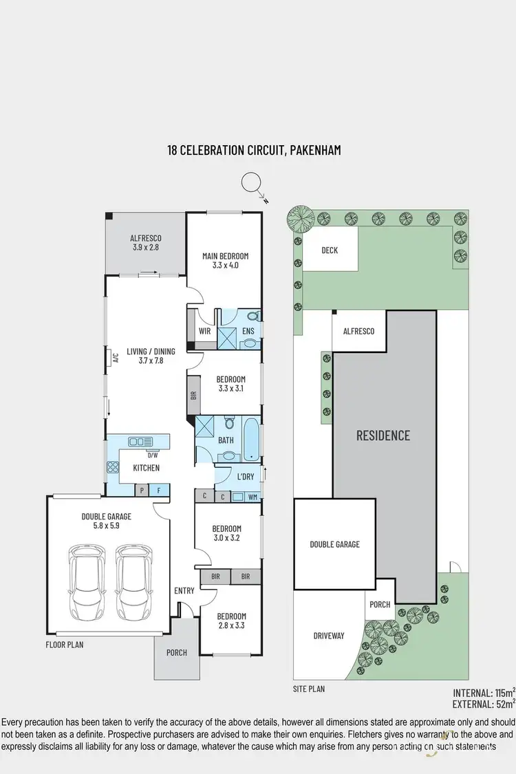 Floorplan of Homely house listing, 18 Celebration Circuit, Pakenham VIC 3810