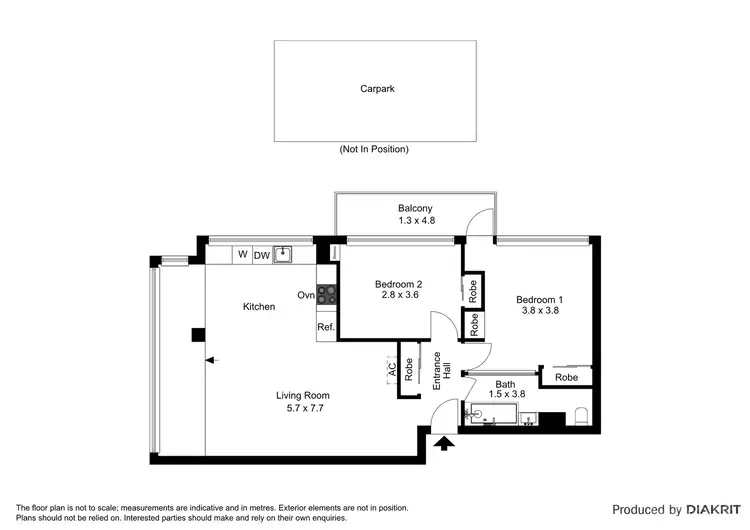Floorplan of Homely apartment listing, 11B/12 Marine Parade, St Kilda VIC 3182