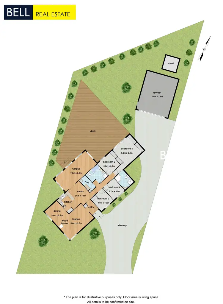 Floorplan of Homely house listing, 3 Mahy Court, Coldstream VIC 3770