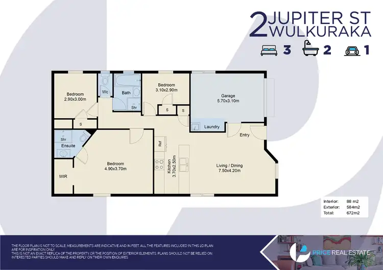 Floorplan of Homely house listing, 2 Jupiter Street, Wulkuraka QLD 4305