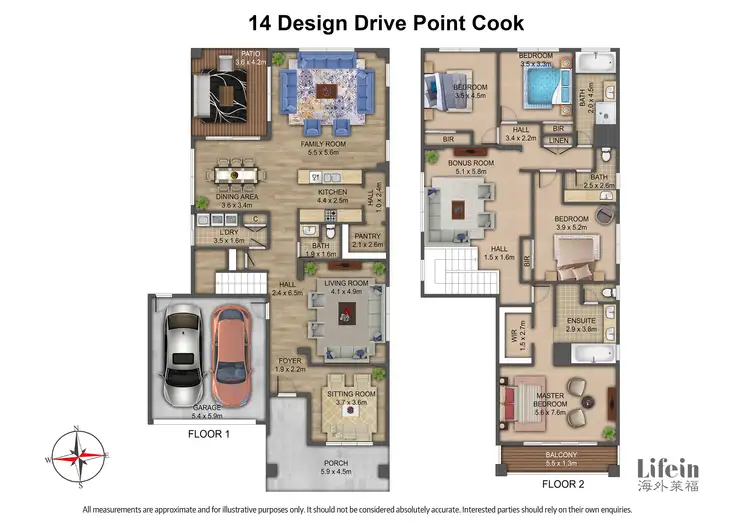 Floorplan of Homely house listing, 14 Design Drive, Point Cook VIC 3030