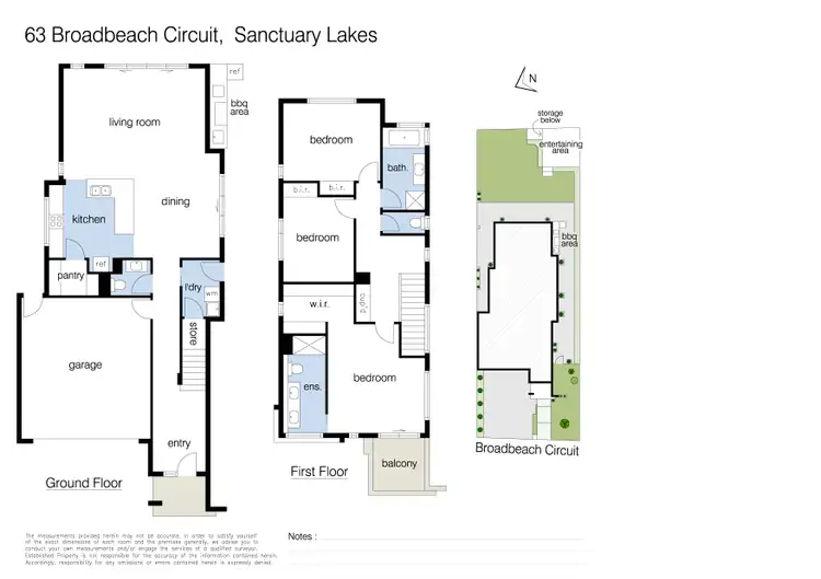 Floorplan of Homely house listing, 63 Broadbeach Circuit, Sanctuary Lakes VIC 3030