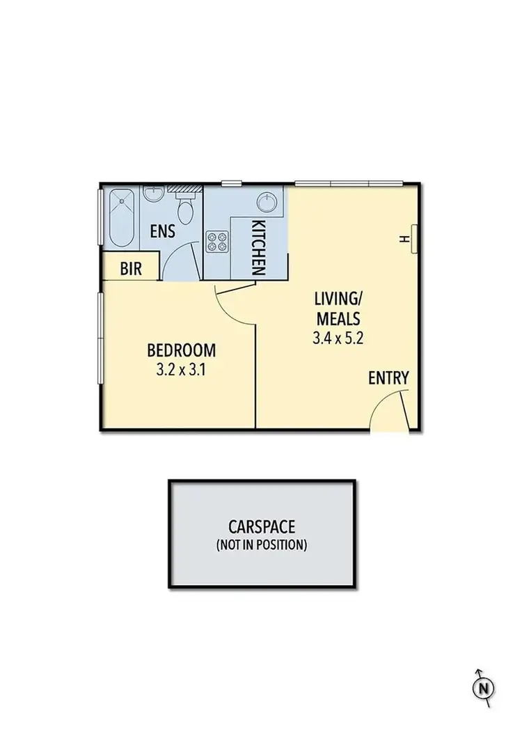 Floorplan of Homely apartment listing, 11/36 Egan Street, Richmond VIC 3121