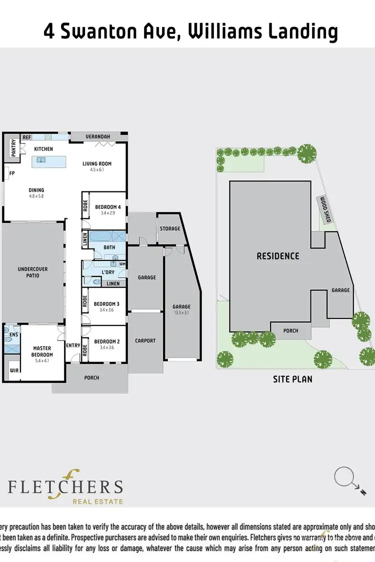Floorplan of Homely house listing, 4 Swanton Avenue, Williams Landing VIC 3027