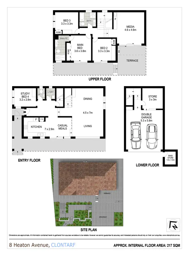 Floorplan of Homely house listing, 8 Heaton Avenue, Clontarf NSW 2093