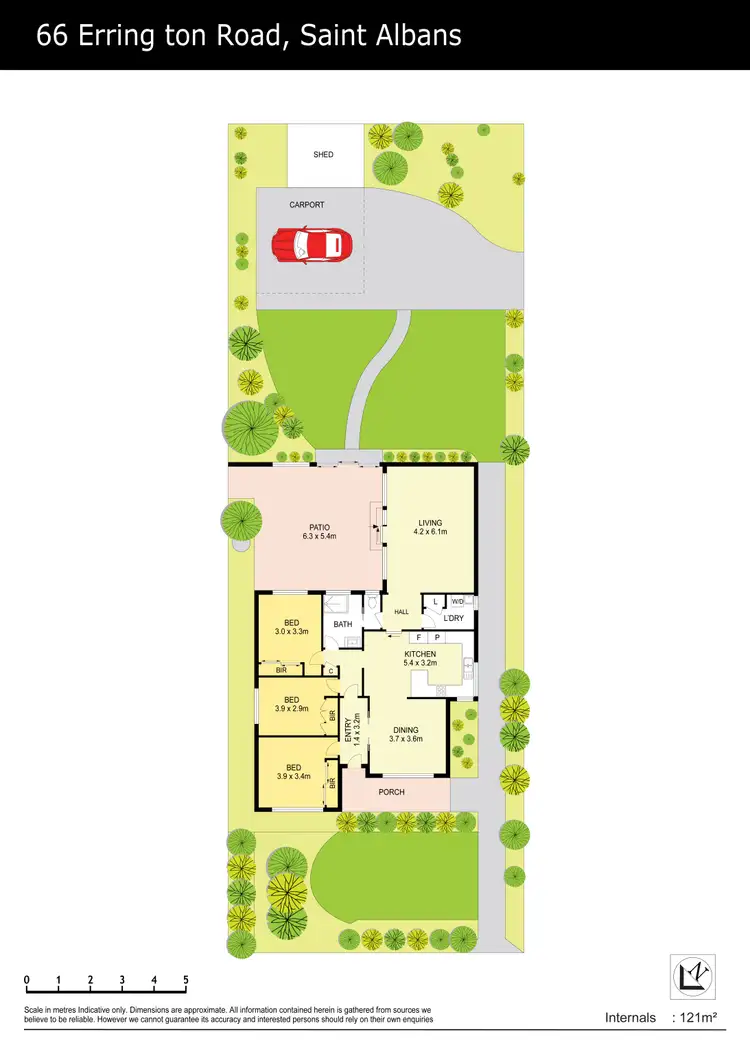 Floorplan of Homely house listing, 66 Errington Road, St Albans VIC 3021