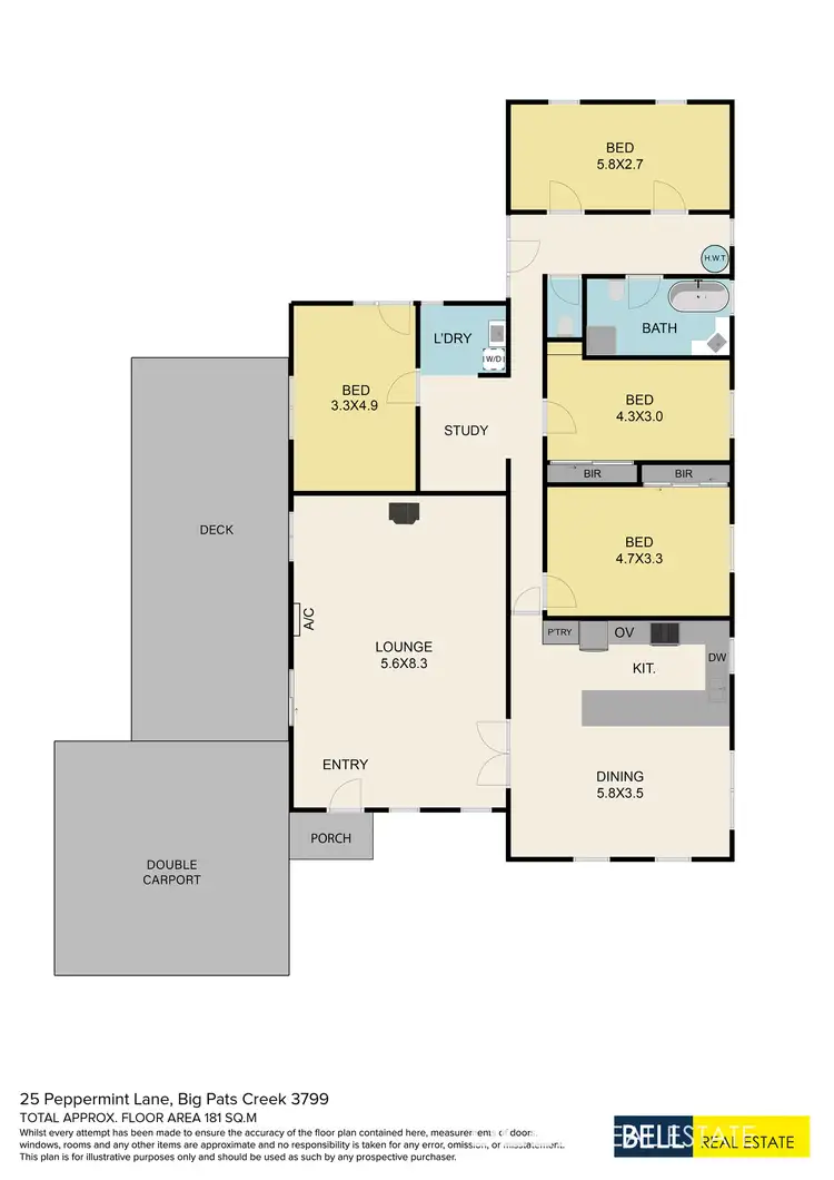 Floorplan of Homely house listing, 25 Peppermint Lane, Big Pats Creek VIC 3799