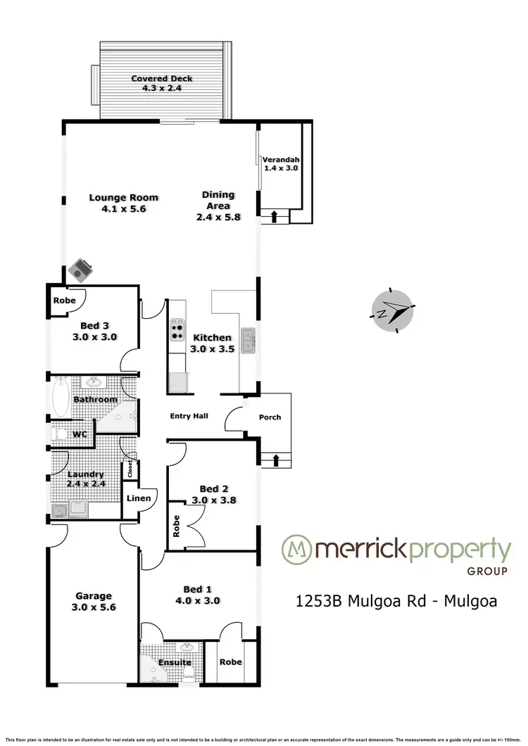 Floorplan of Homely house listing, 1/1253 Mulgoa Road, Mulgoa NSW 2745