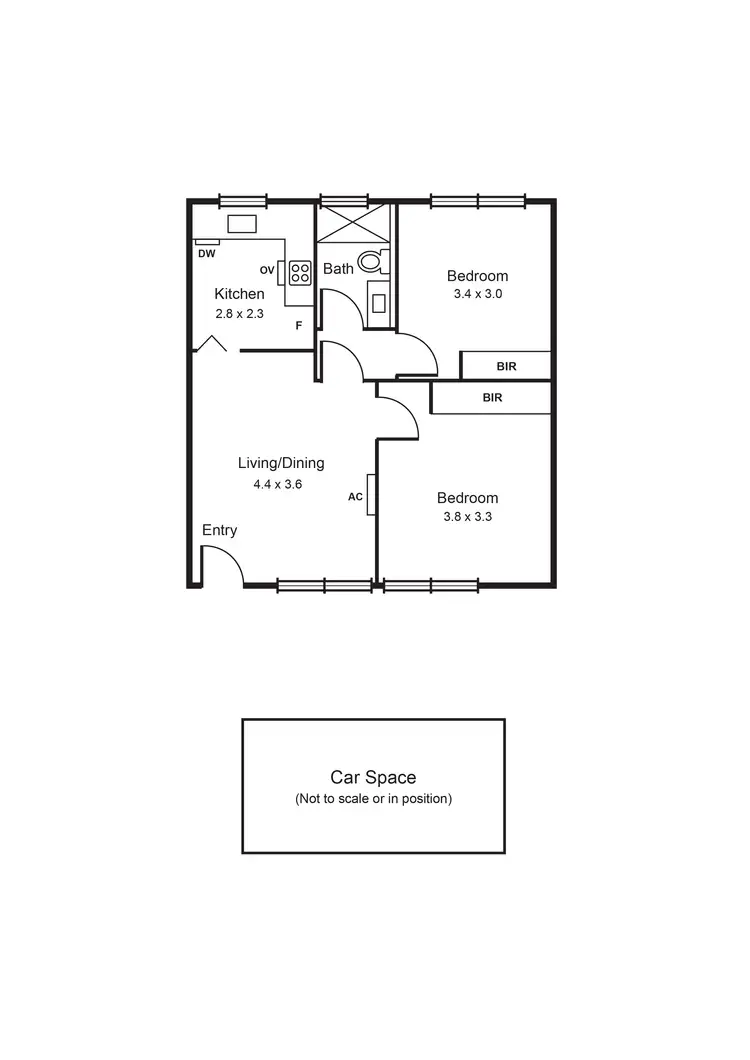 Floorplan of Homely apartment listing, 8/5 Wattle Avenue, Glen Huntly VIC 3163