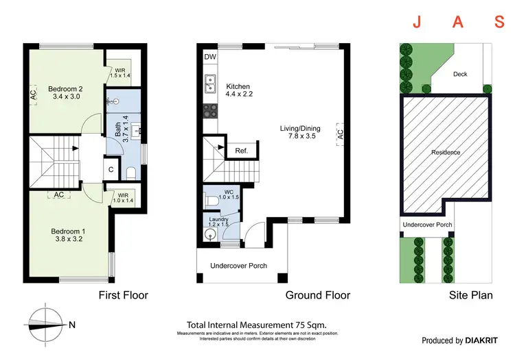 Floorplan of Homely townhouse listing, 4A West Street, West Footscray VIC 3012