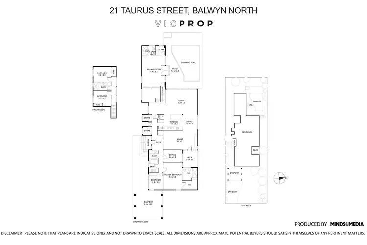 Floorplan of Homely house listing, 21 Taurus Street, Balwyn North VIC 3104