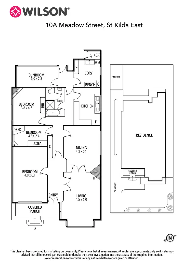 Floorplan of Homely house listing, 10A Meadow Street, St Kilda East VIC 3183