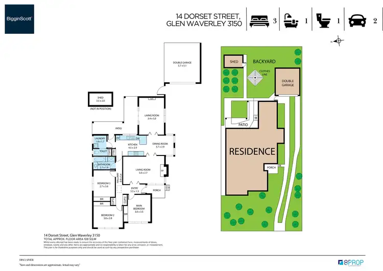 Floorplan of Homely house listing, 14 Dorset Street, Glen Waverley VIC 3150