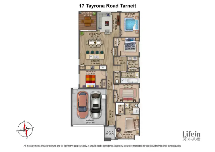 Floorplan of Homely house listing, 17 Tayrona Road, Tarneit VIC 3029