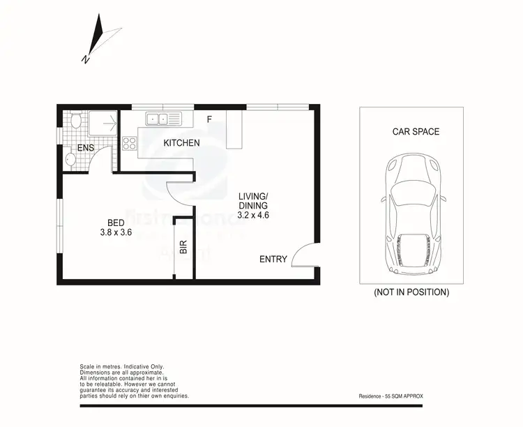 Floorplan of Homely apartment listing, 15/30-32 Tivoli Road, South Yarra VIC 3141