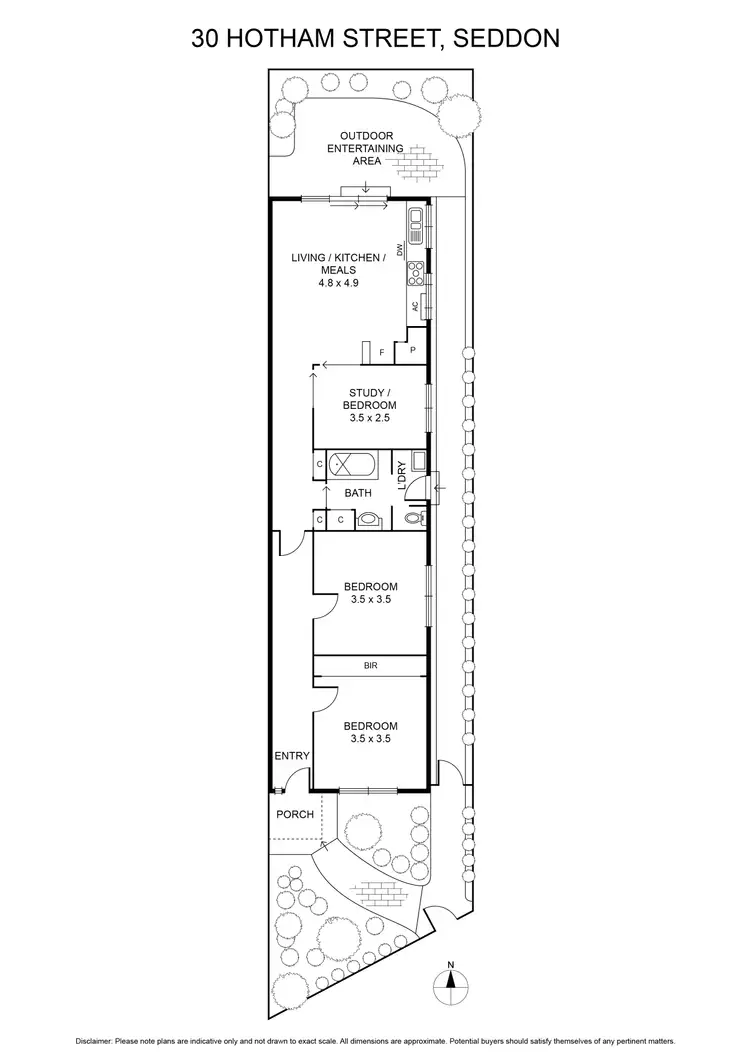 Floorplan of Homely house listing, 30 Hotham Street, Seddon VIC 3011