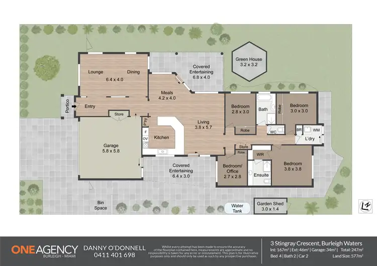 Floorplan of Homely house listing, 3 Stingray Crescent, Burleigh Waters QLD 4220