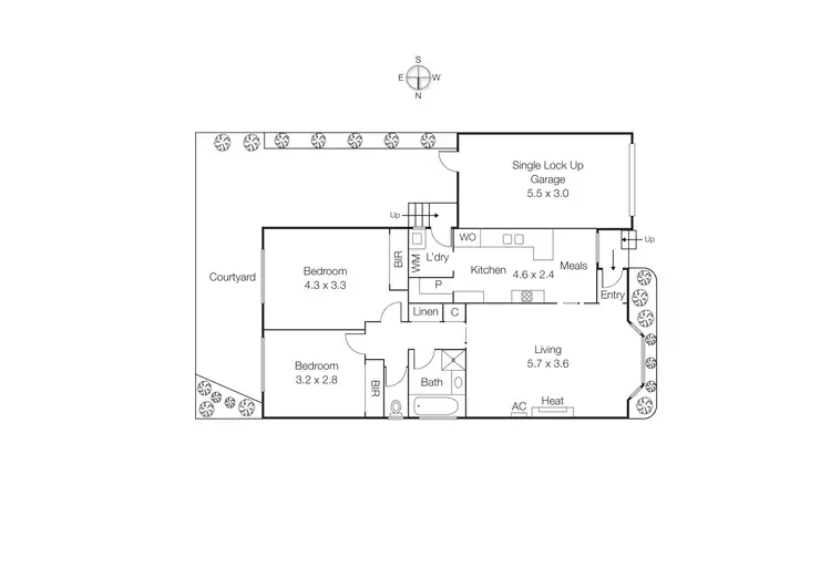 Floorplan of Homely unit listing, 3/210 Balcombe Road, Mentone VIC 3194