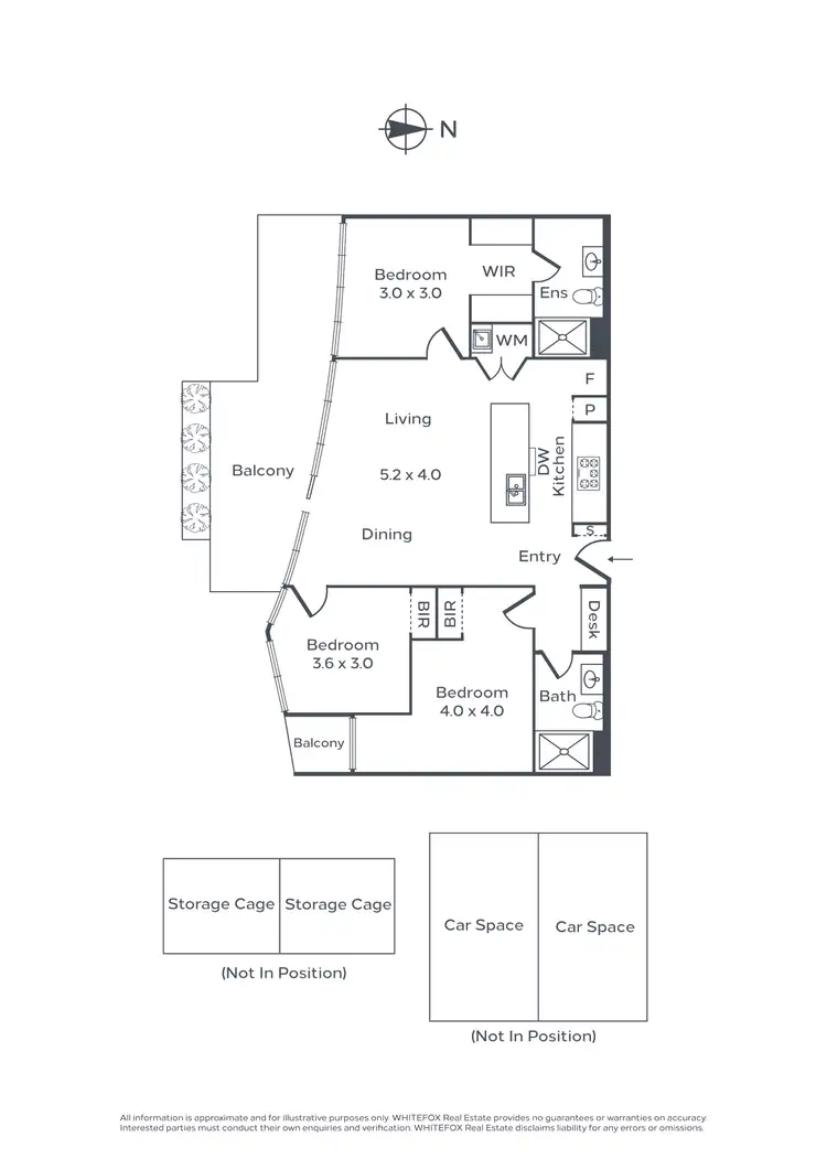 Floorplan of Homely apartment listing, 303/25 Small Street, Hampton VIC 3188
