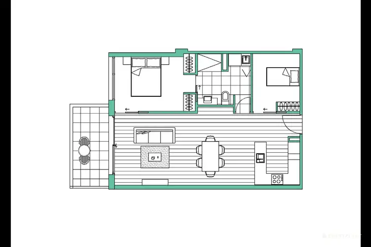 Floorplan of Homely apartment listing, 504/7 Red Hill Terrace, Doncaster East VIC 3109